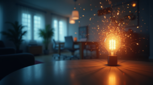 Flicker led light